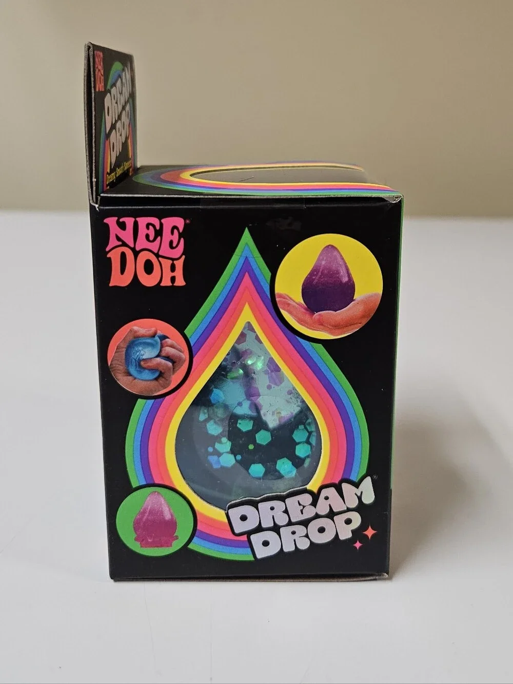 NeeDoh Dream Drop Glitter Blue Authentic New - Picture 5 of 8